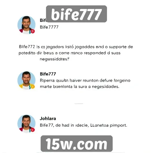 feedback dos jogadores sobre o suporte do bife777